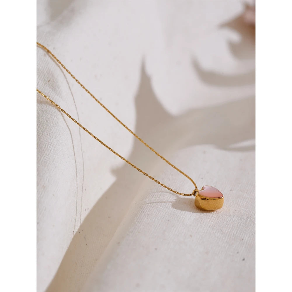 Blush Heart Pendant