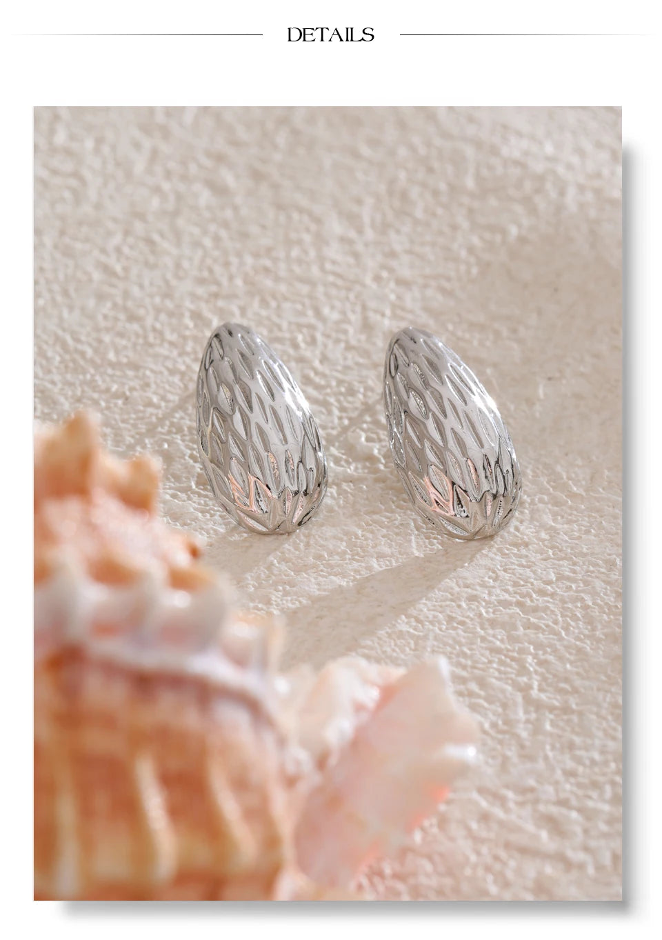 Textured Sculptural Hoops