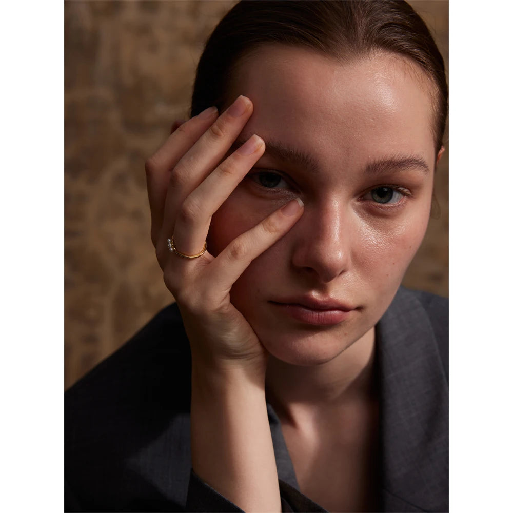 Pearl Crystal Ring