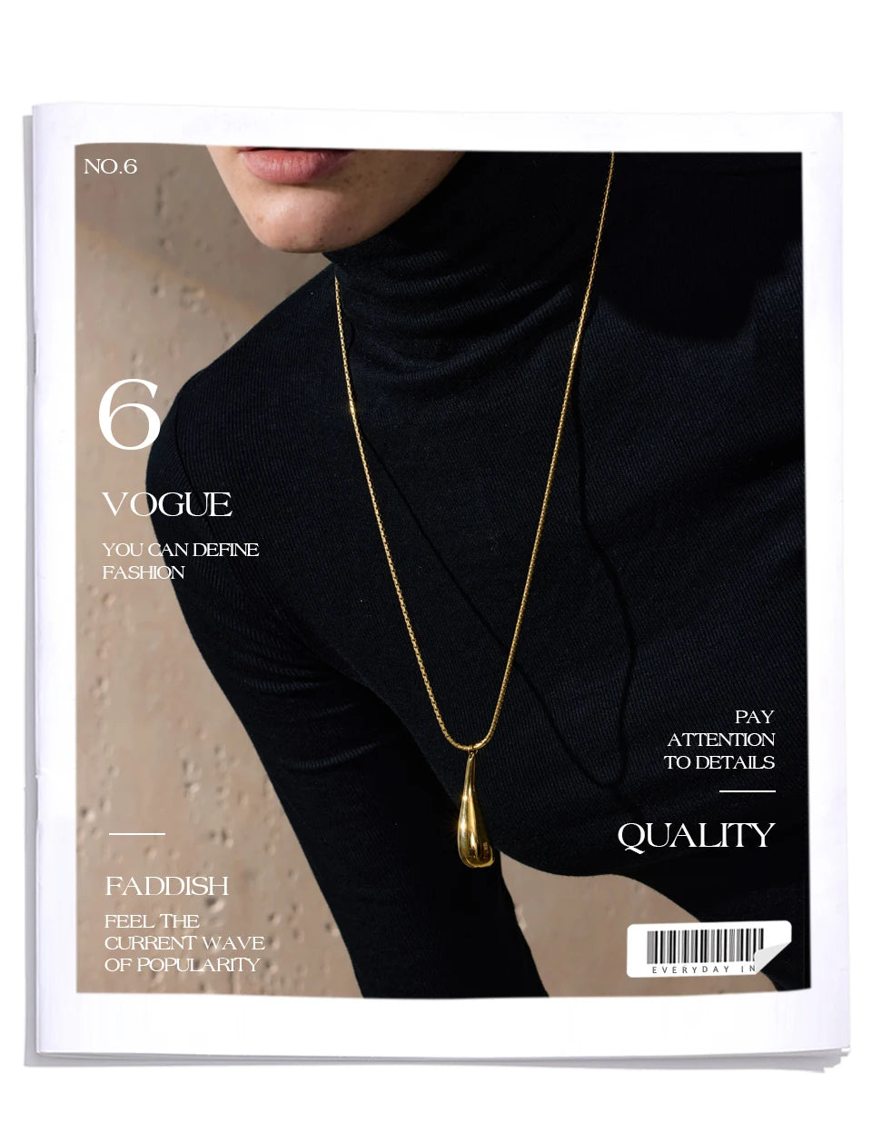 Teardrop Pendant Necklace