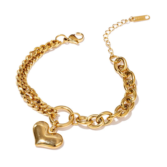 Heart Link Bracelet