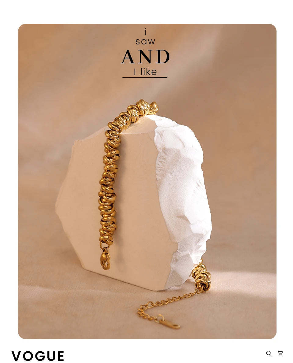 Mixed-Tone Beaded Bracelet