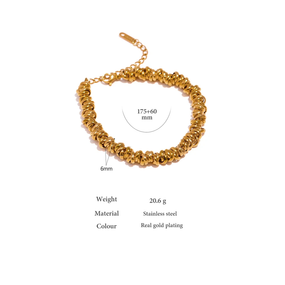 Mixed-Tone Beaded Bracelet