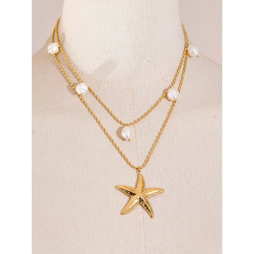Ocean Star Layered Necklace