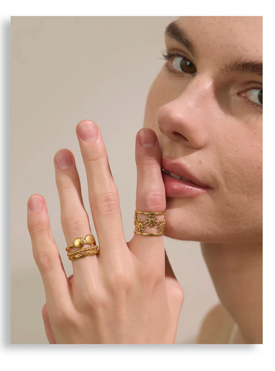 Layered Summer Ring Set