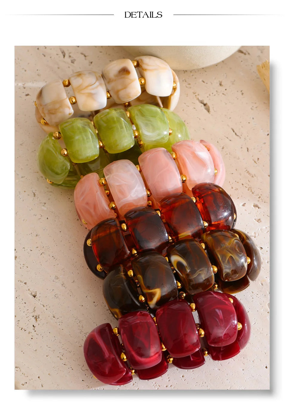 Multicolor Beaded Bracelet Set