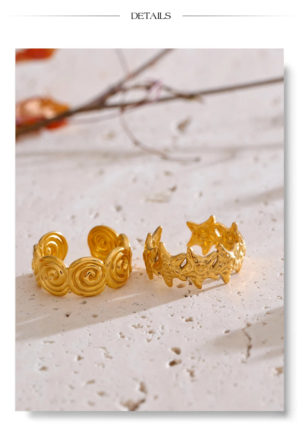 Mini Gold Summer Rings