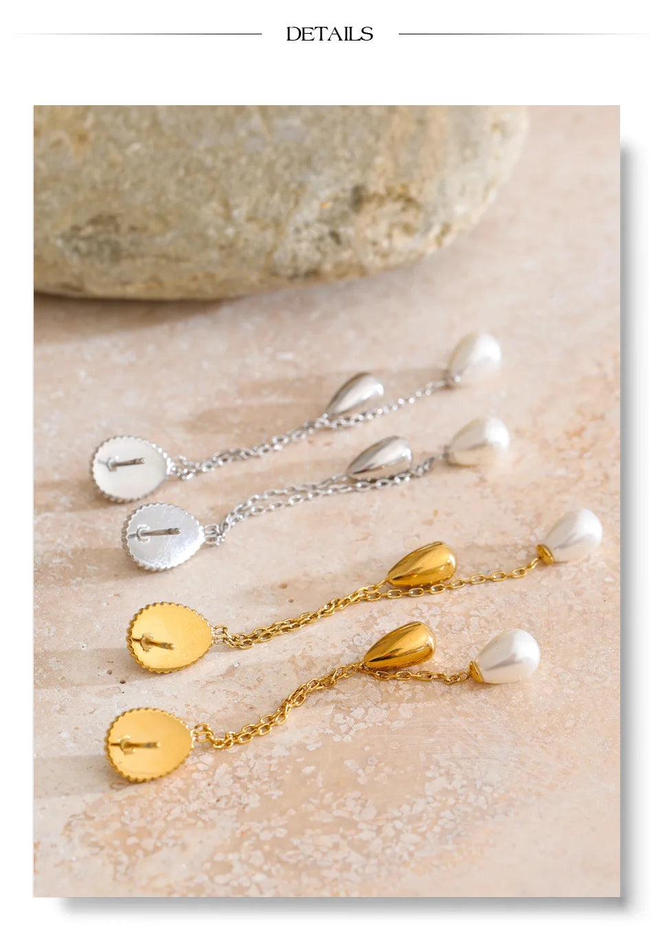 Elegant Drop Chain Earrings