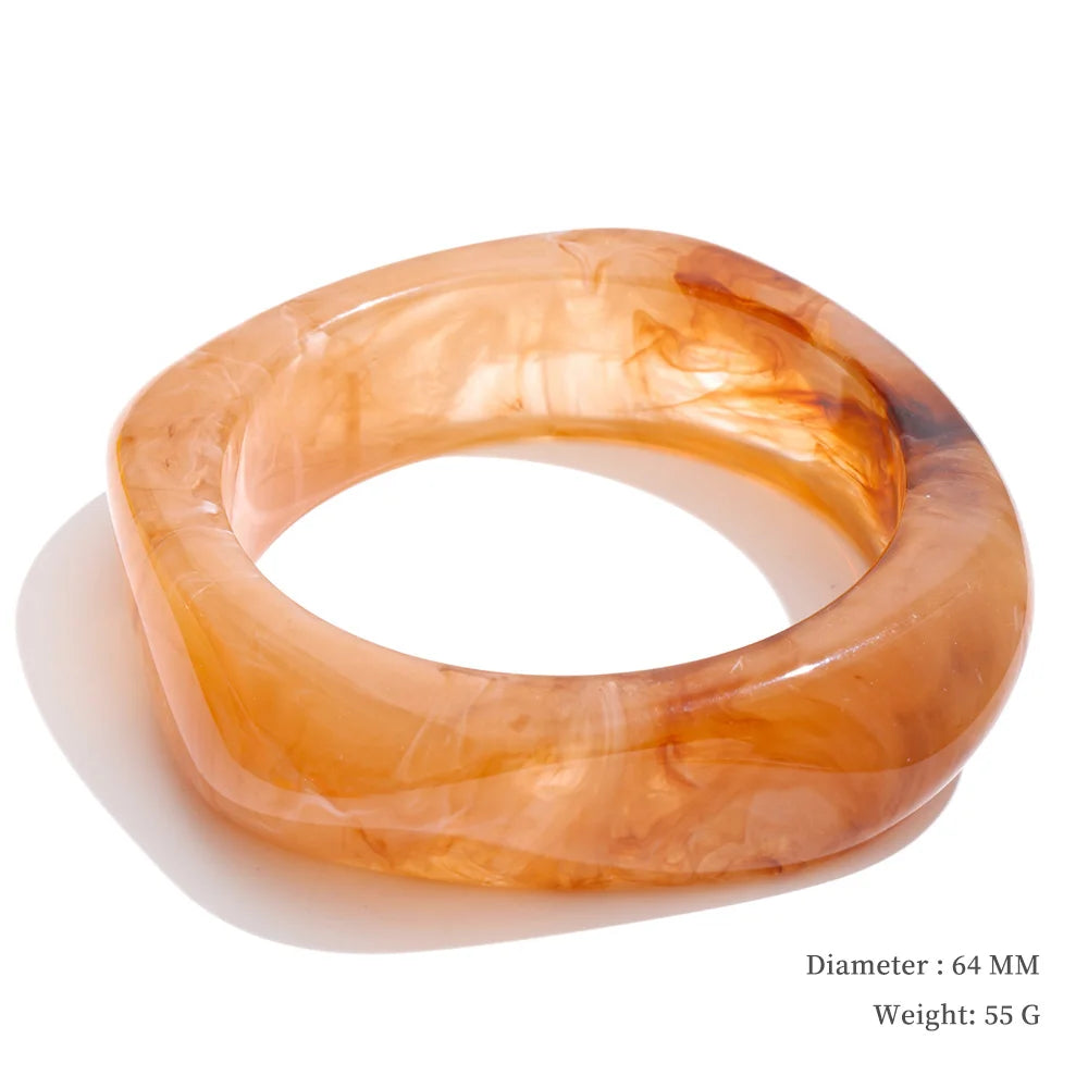 Ocean Mist Resin Bangle