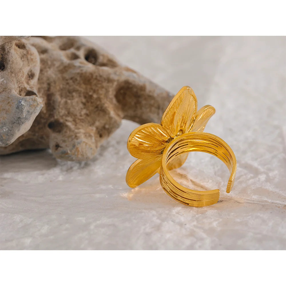 Floral Cuff Ring