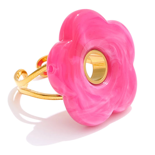 Pink Bloom Ring