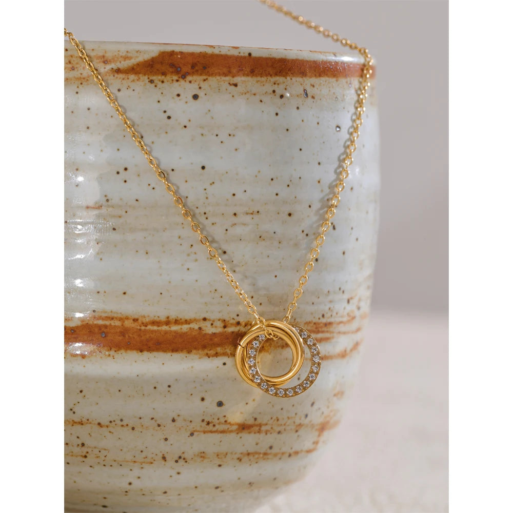 Interlocking Circle Pendant