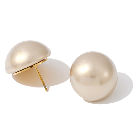 Classic Pearl Stud Earrings