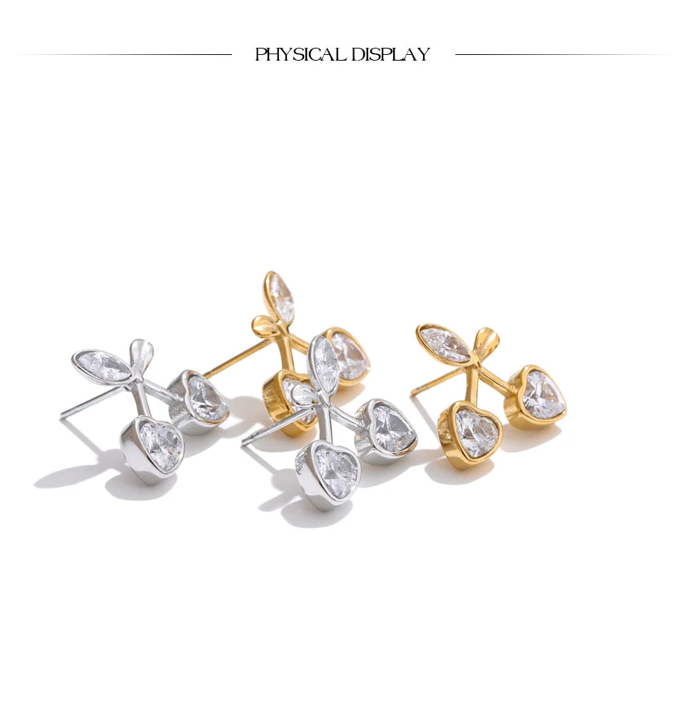 The Blooming Crystal Studs