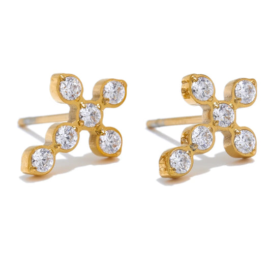 Divine Cross Studs