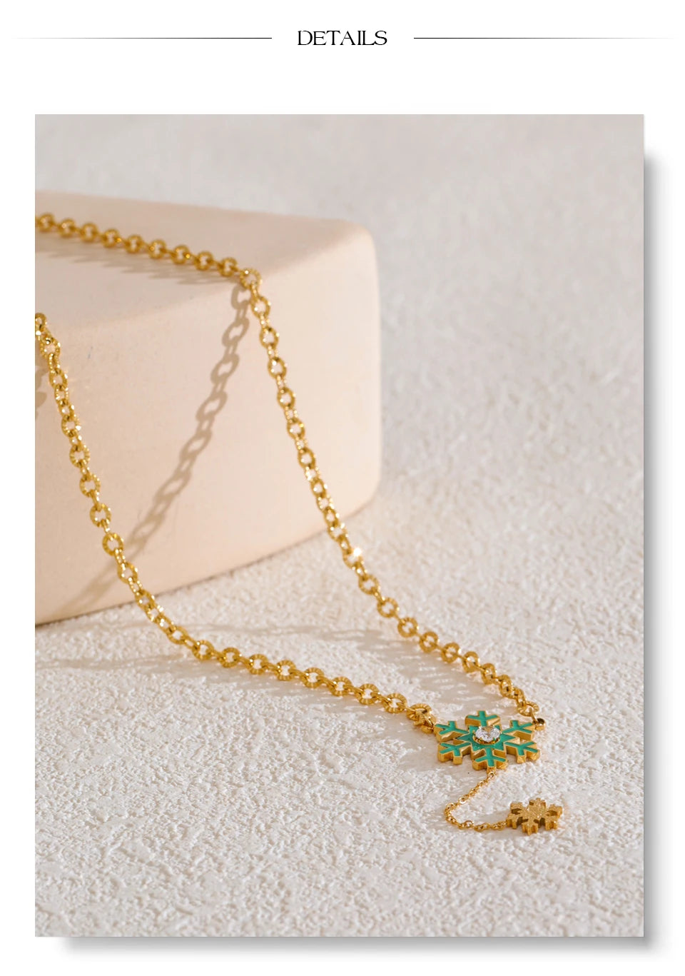 Christmas Snowflake Necklace