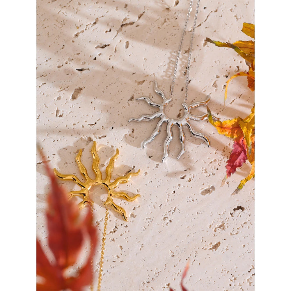 Sun Pendant Necklace