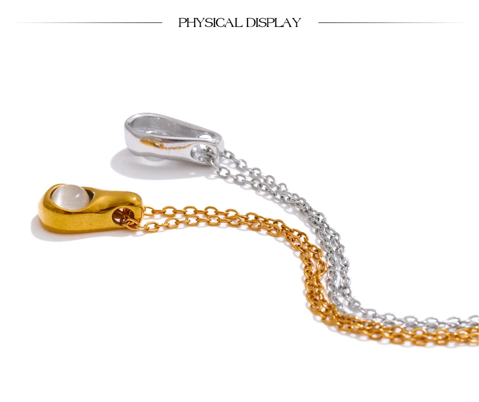 Drop Pearl Necklace