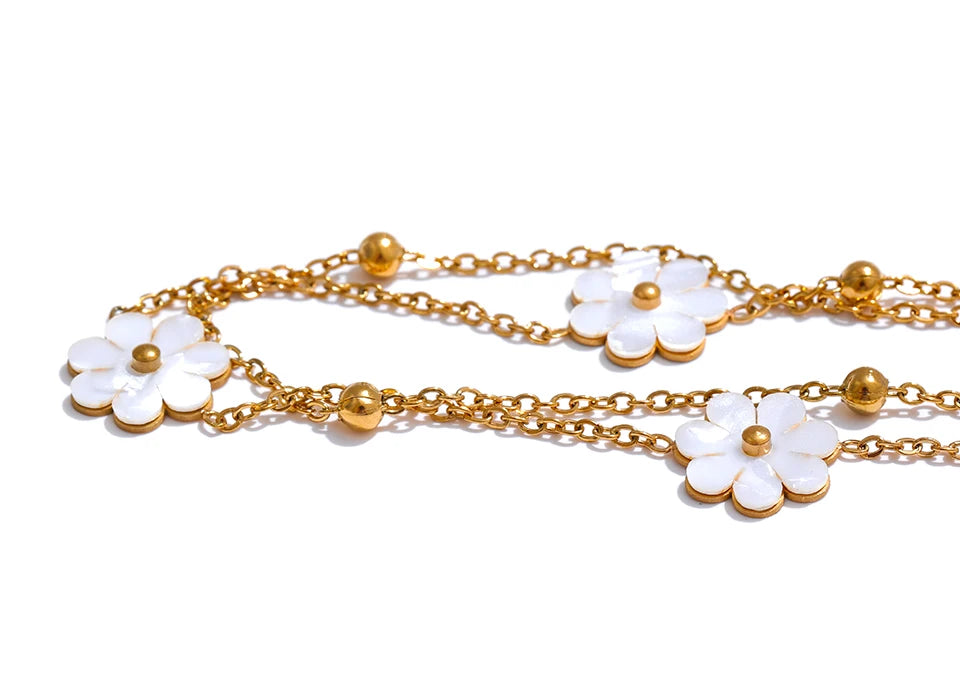Double Layer Charm Anklet