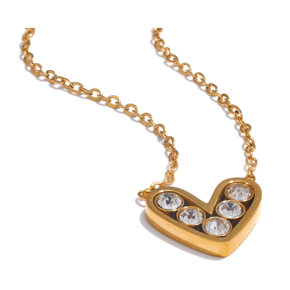 Crystal Heart Necklace