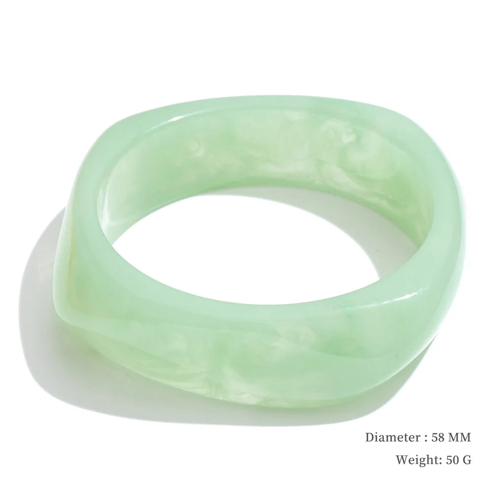 Ocean Mist Resin Bangle