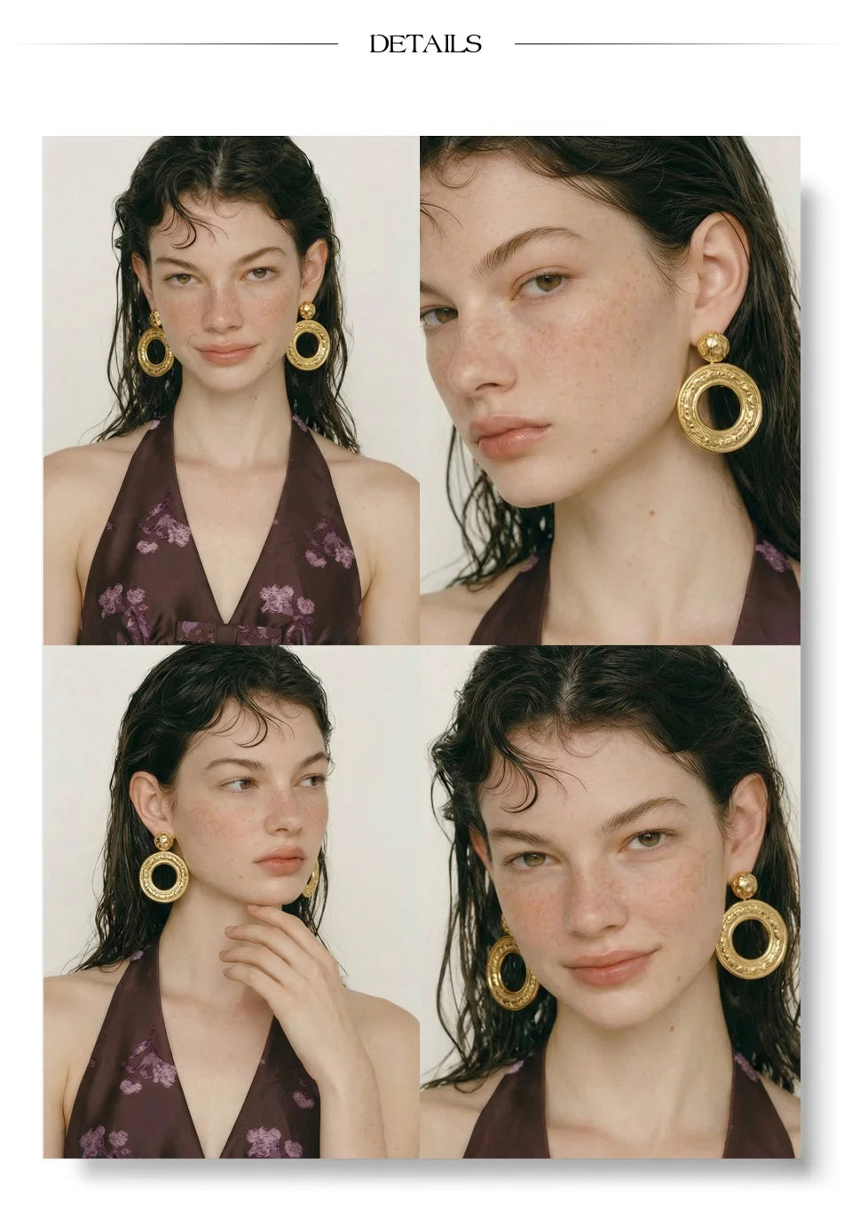 Vintage Circle Earrings