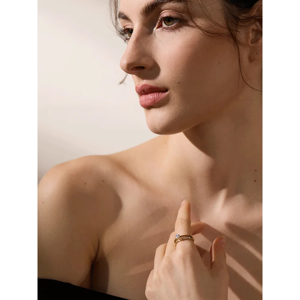 Eternal Shine Solitaire Ring