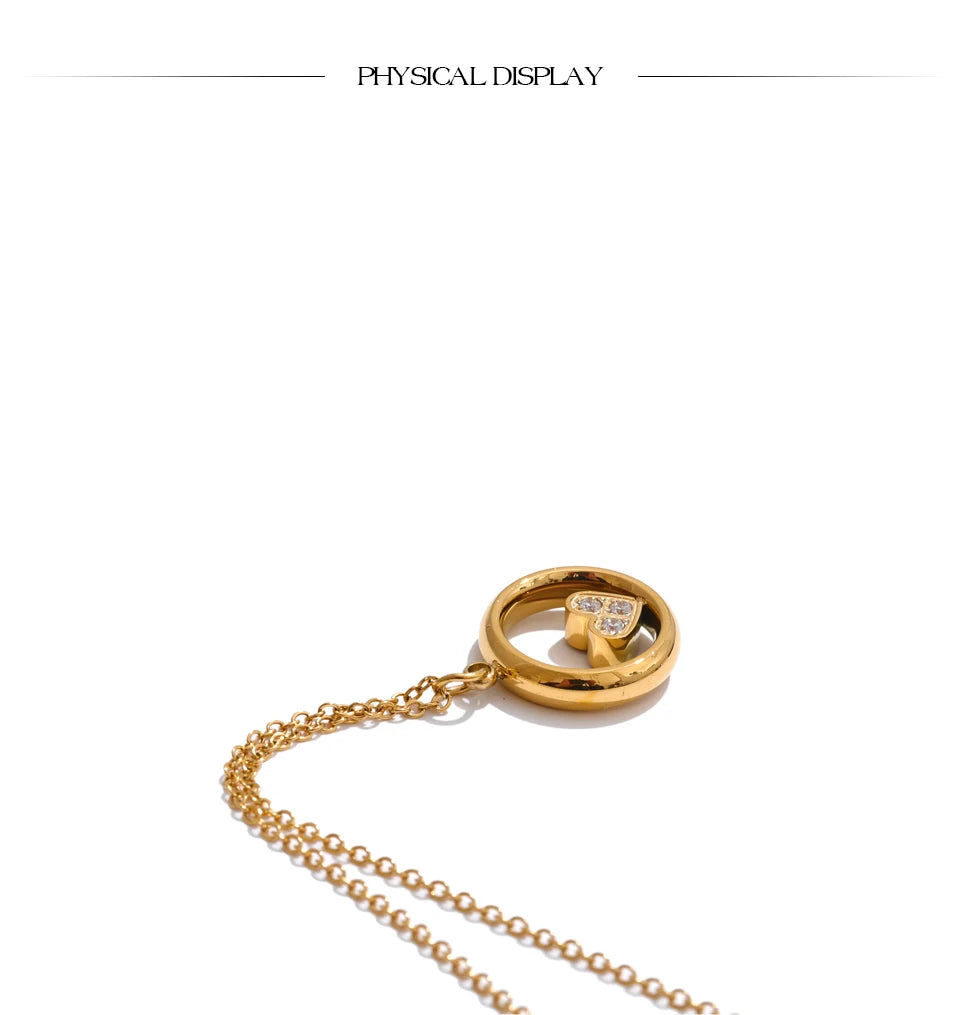 Mini Stone Pendant Necklace