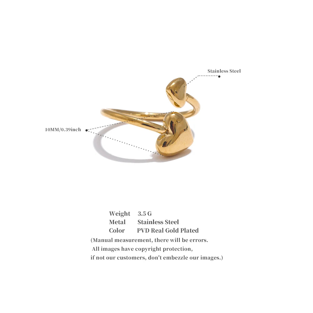 Sculpted Heart Ring