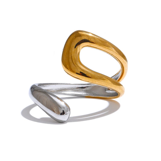 Dual Tone Sculpt Ring