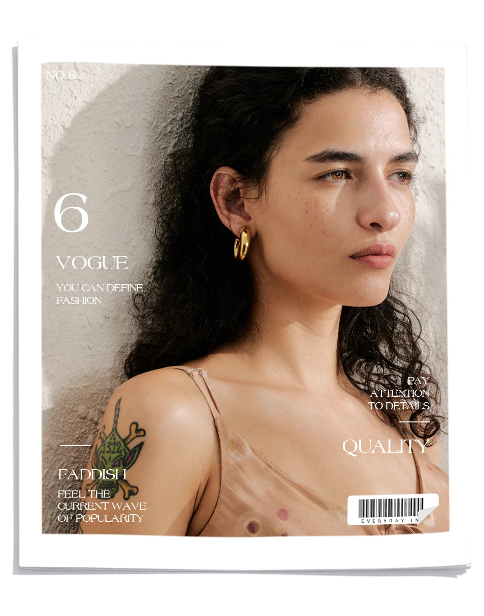 Open Crescent Hoops