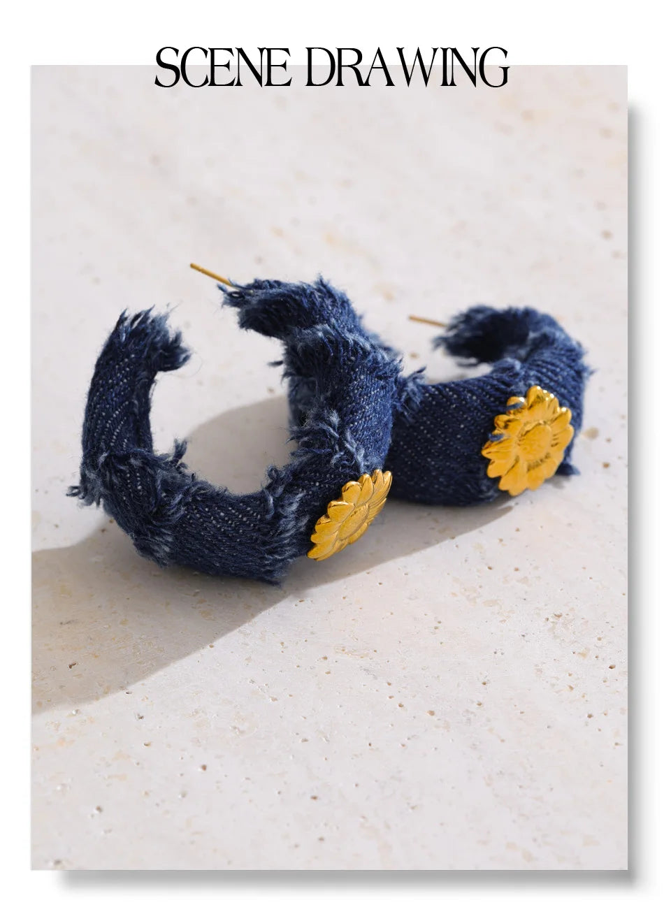 Jeans Earrings