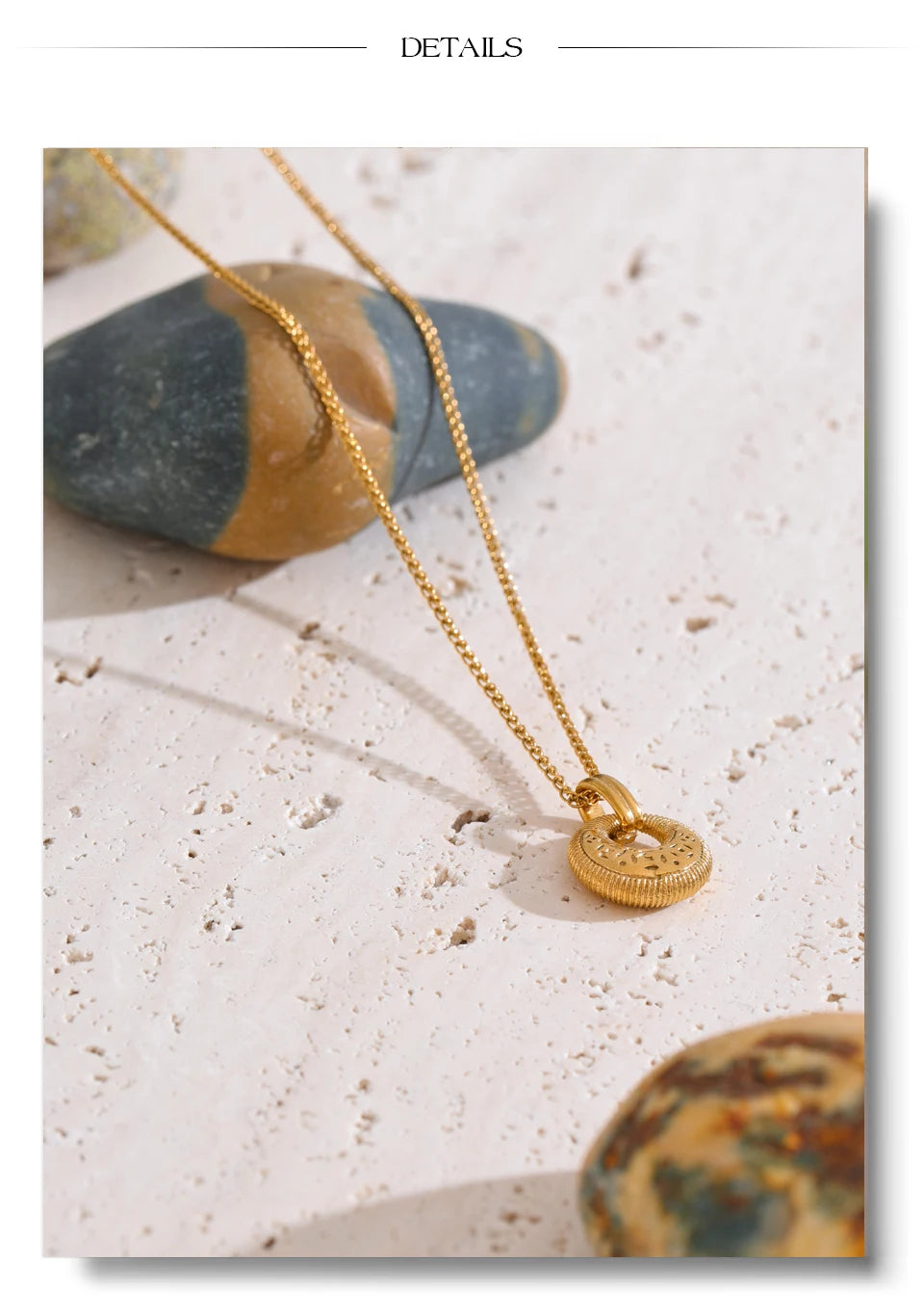 Vintage Sun Medallion Necklace