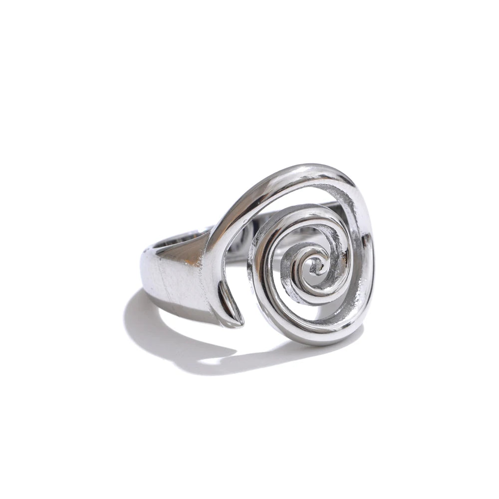 The Golden Swirl Ring