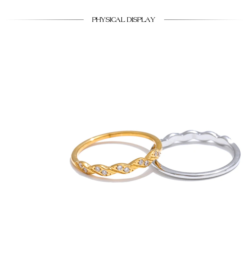 Braided Gold Band Ring