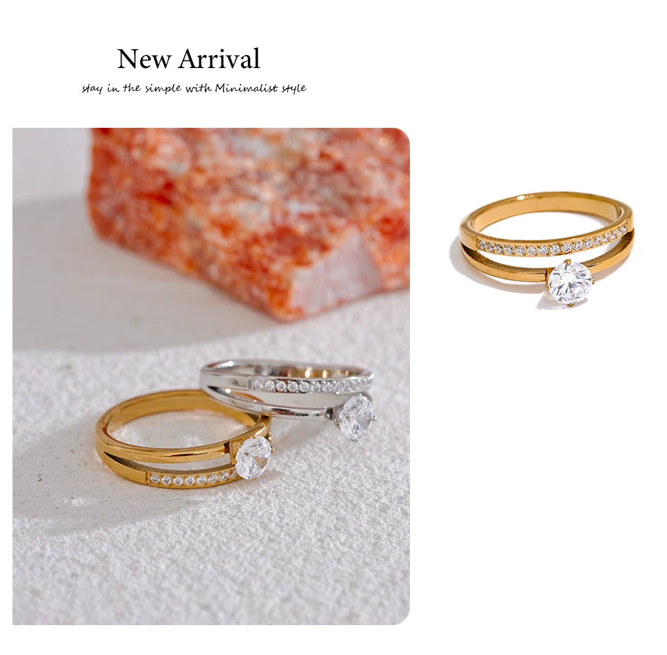 Eternal Shine Solitaire Ring