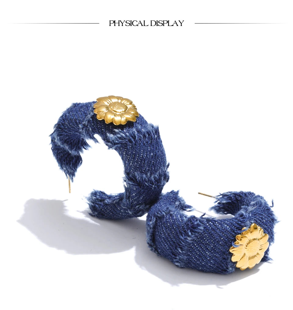 Jeans Earrings
