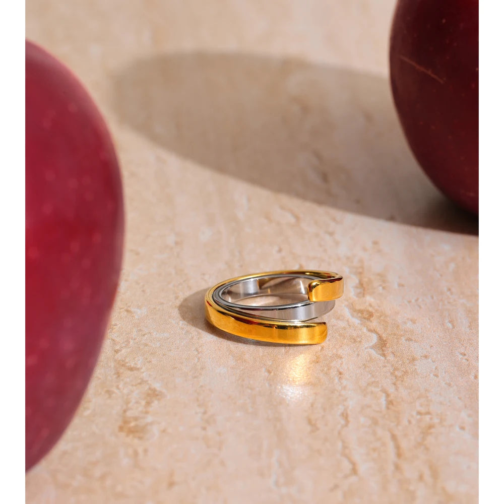 Dual-Tone Open Ring