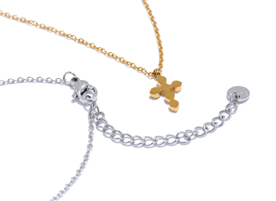 Crystal Cross Necklace