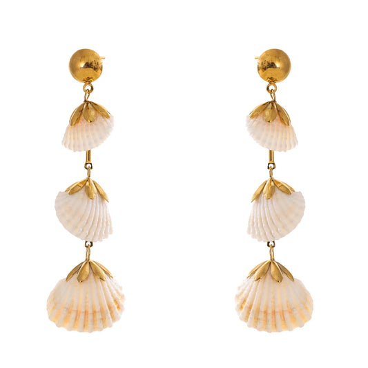 Cascading Shell Earrings
