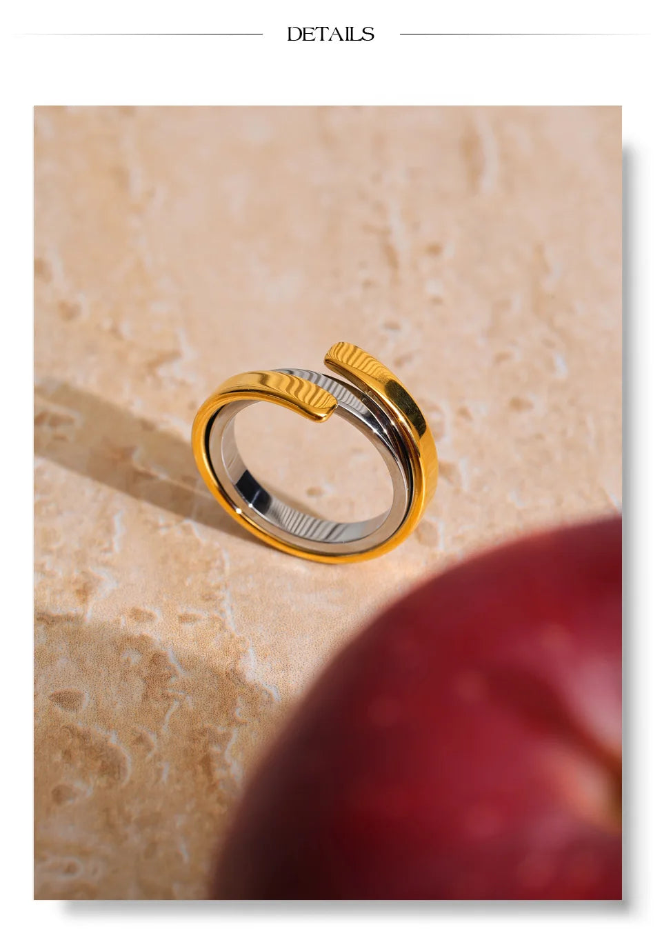 Dual-Tone Open Ring