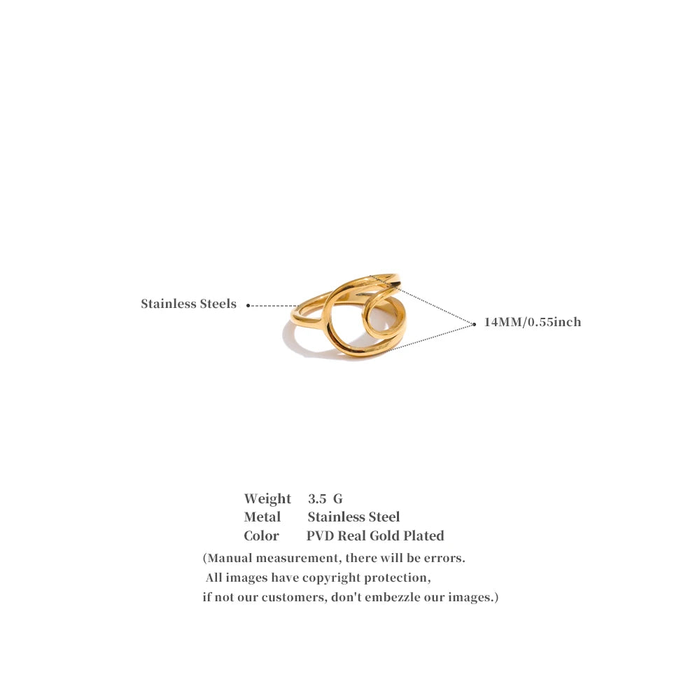 Interlocking Sculptural Rings