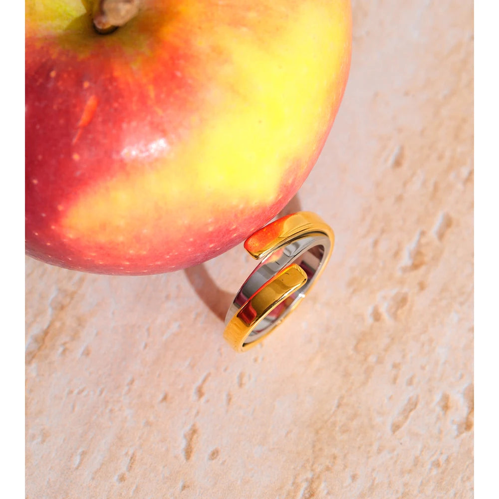 Dual-Tone Open Ring