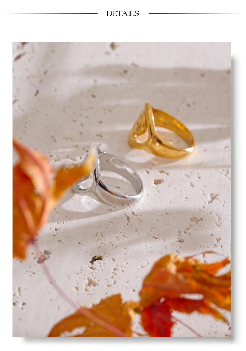 The Golden Swirl Ring