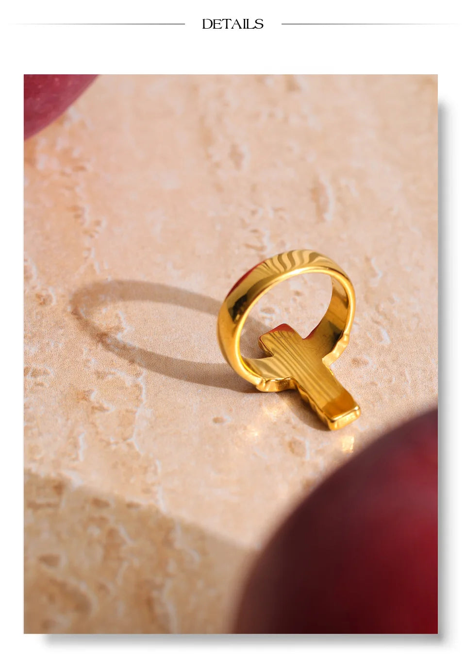 Pavé Cross Ring
