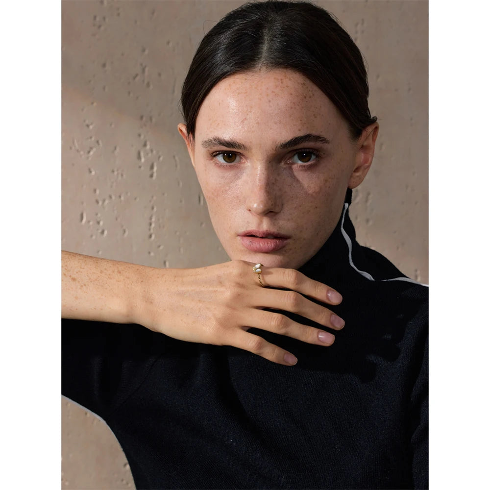 Butterfly Pearl Ring