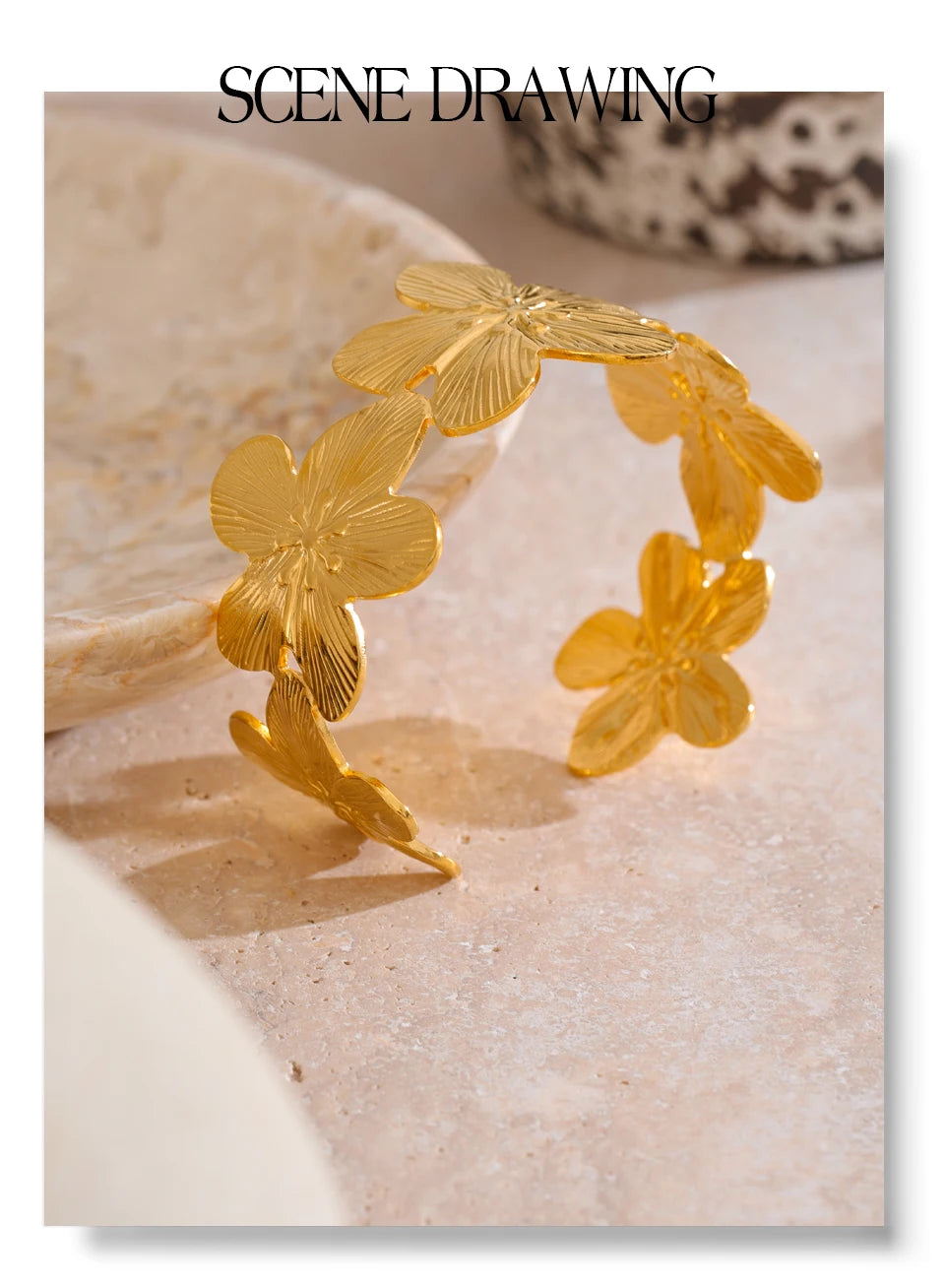 Floral Garden Cuff