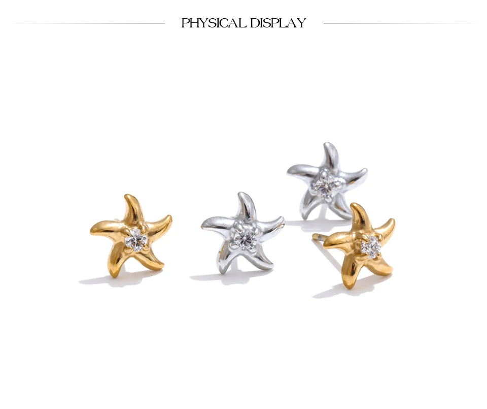 Starfish Spark Earrings