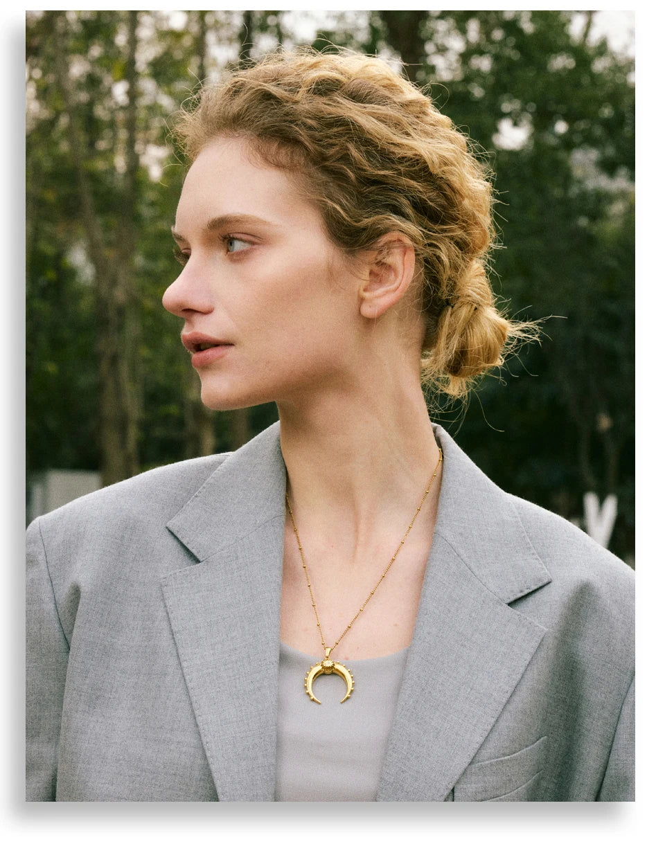 Crescent Moon Necklace