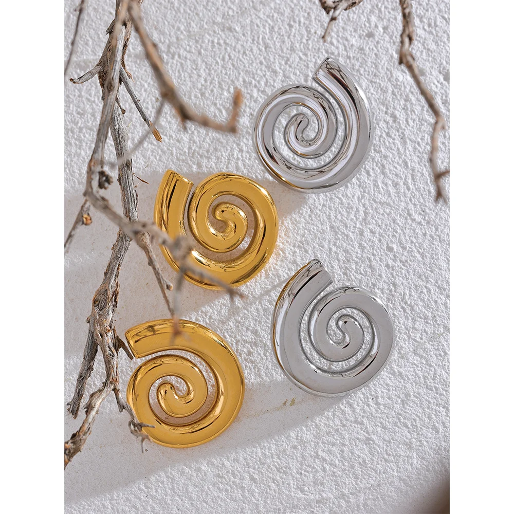Golden Spiral Hoops